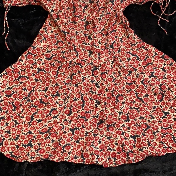 Free People Lace-Up Mini Dress. - Picture 7 of 16